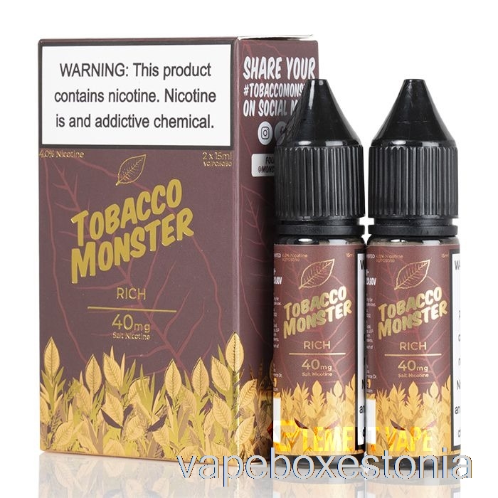 Vape Box Estonia Rich - Tubaka Koletissoolad - 30ml 60mg